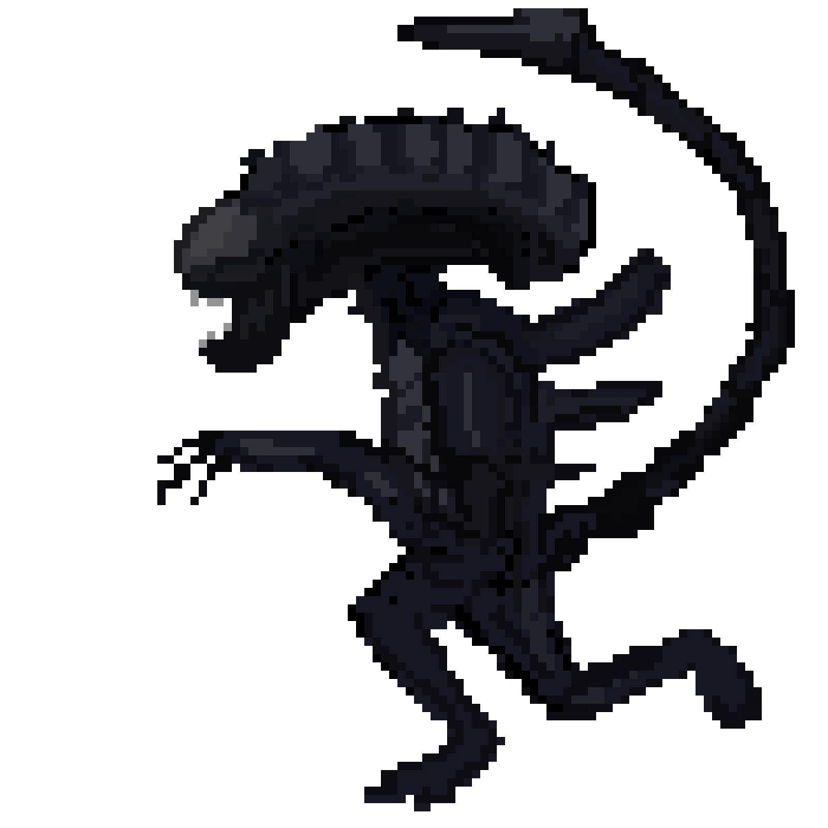 Alien Pixelart Gif